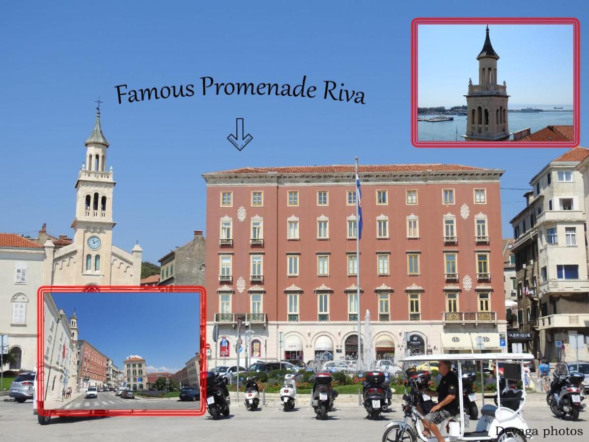 Famous Promenade Riva Apartment Spalato Esterno foto