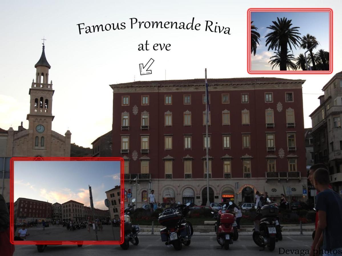 Famous Promenade Riva Apartment Spalato Esterno foto